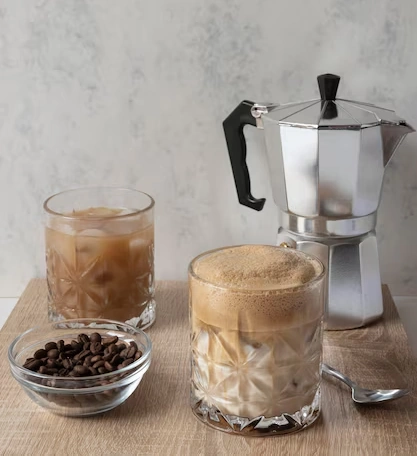 Iced coffee fait maison tres savoureux