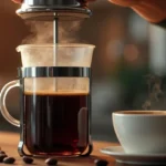 Utilisation cafetière à piston
