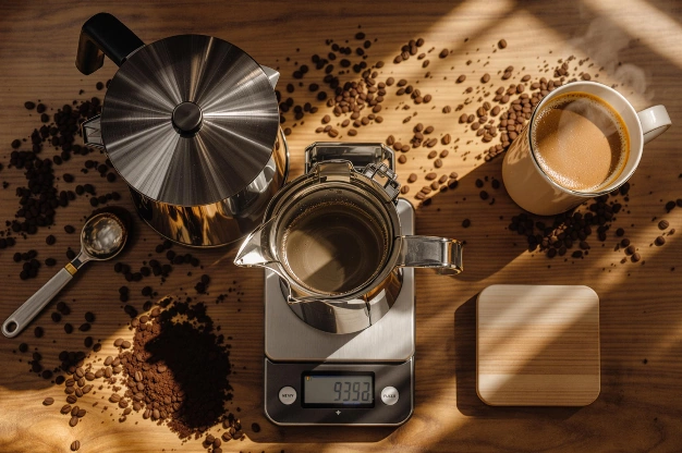 Dosage café moulu percolateur