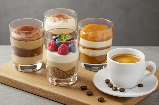 Recettes café gourmand verrines