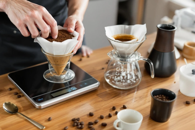 dosage café moulu filtre