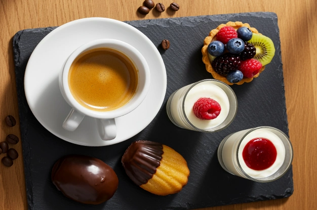 recette café gourmand fruits