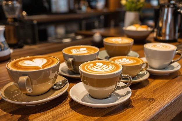 différents types de café au lait